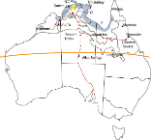 Distribution Map for Dahl's Aquatic Frog
